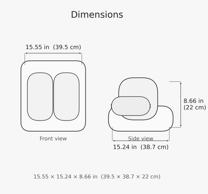 Under-Desk Electric Elliptical Pedal Exerciser